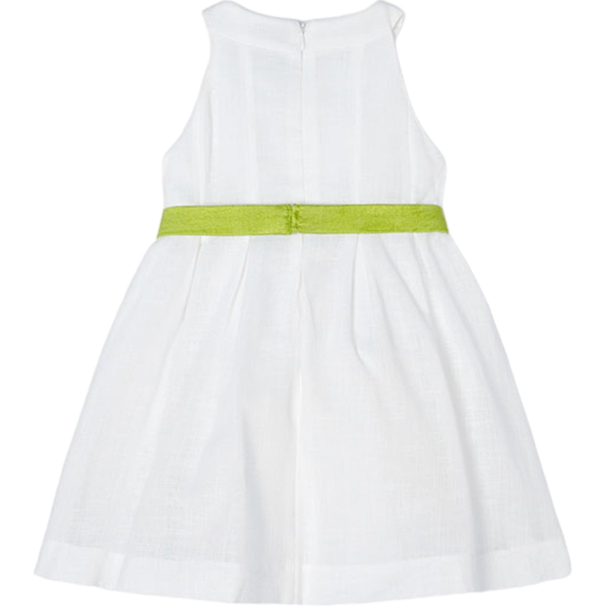 MAYORAL Mayoral - Vestito 014 Bianco Cinta Fiori 3959 da bambino in Felpe senza cappuccio Drestige - Casamassima, commercioVirtuoso.it
