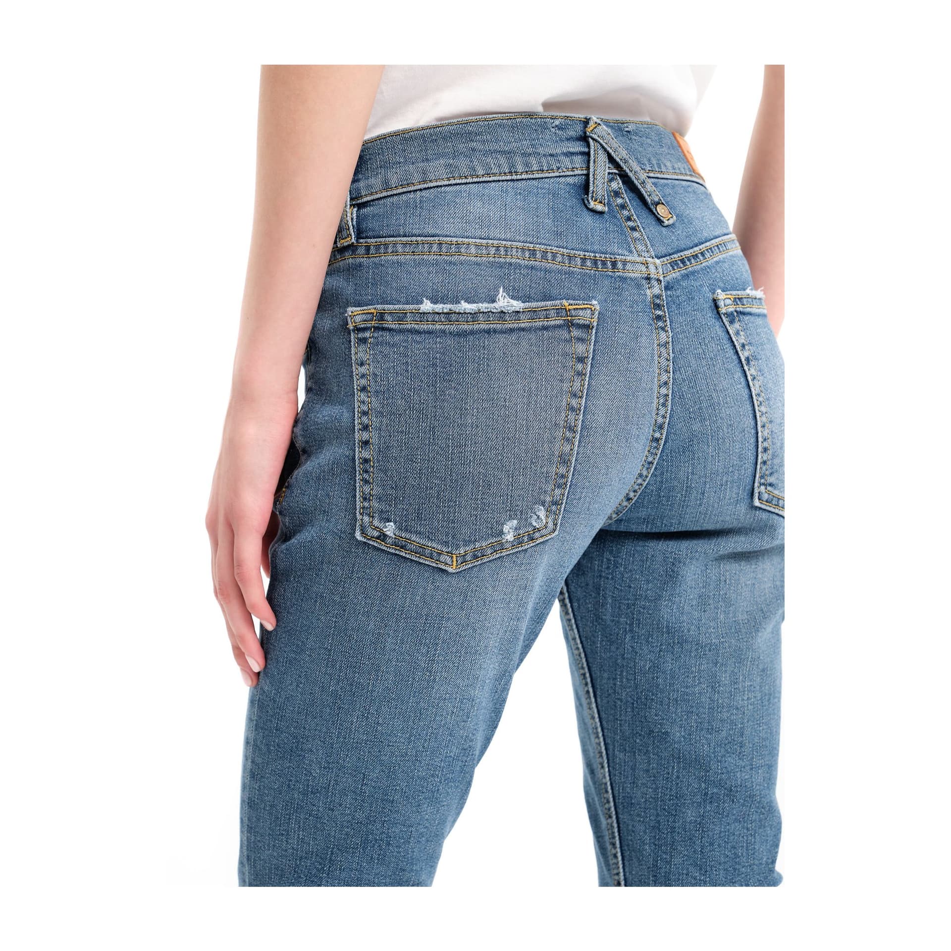 CYCLE Cycle - High Rise Vintage Navy Blue 432P515 da donna in Sellini per mountain bike Drestige - Casamassima, commercioVirtuoso.it