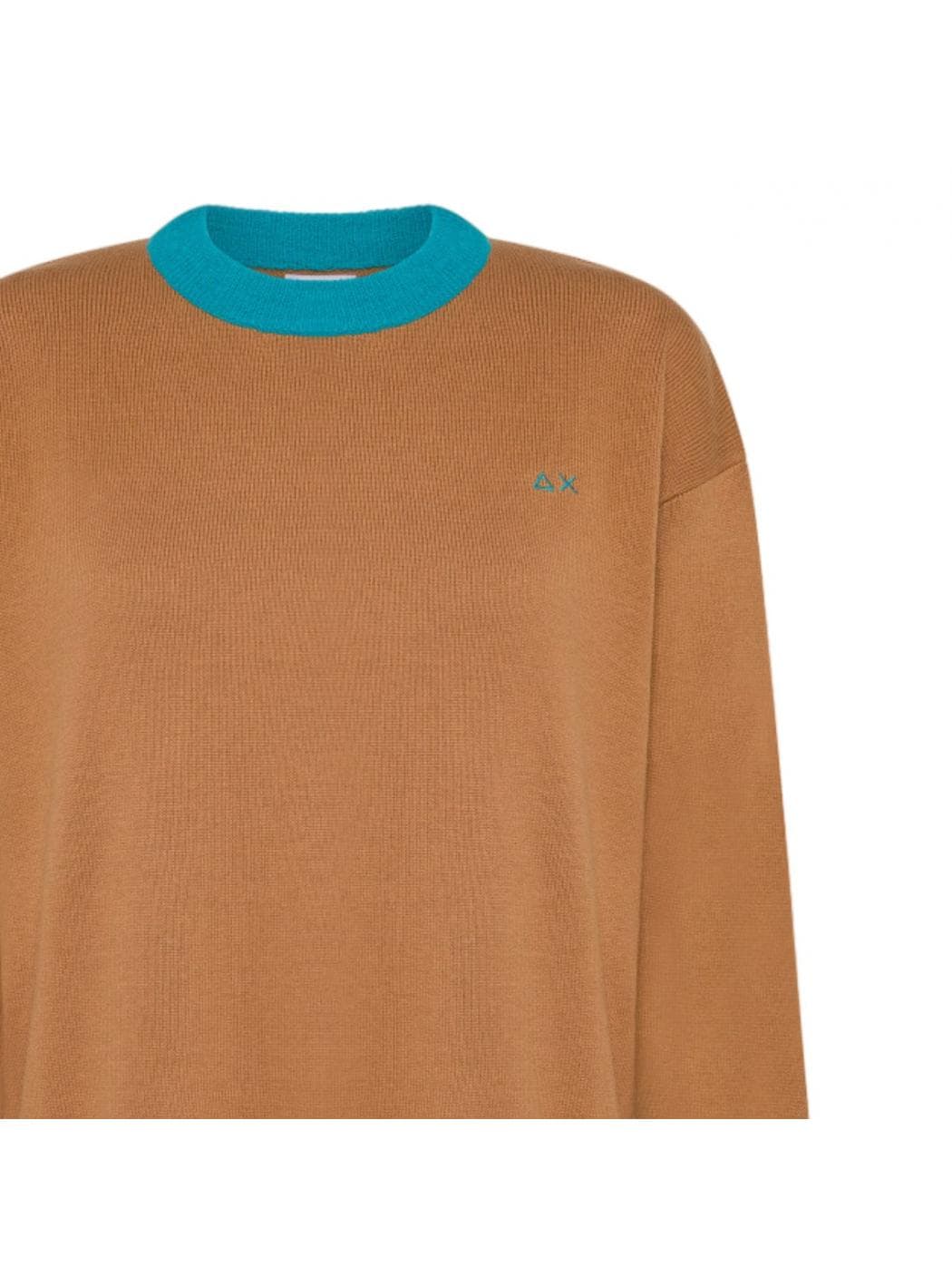 SUN68 Sun68 - Maglione Donna Cammello K43219 da donna in Maglioni Drestige - Casamassima, commercioVirtuoso.it