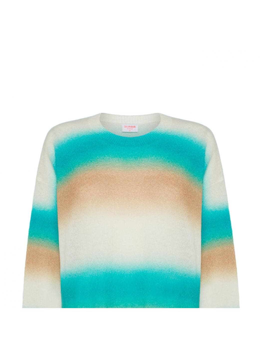 SUN68 Sun68 - Maglia Righe Turc/beige K43267 da donna in T-shirt Drestige - Casamassima, commercioVirtuoso.it