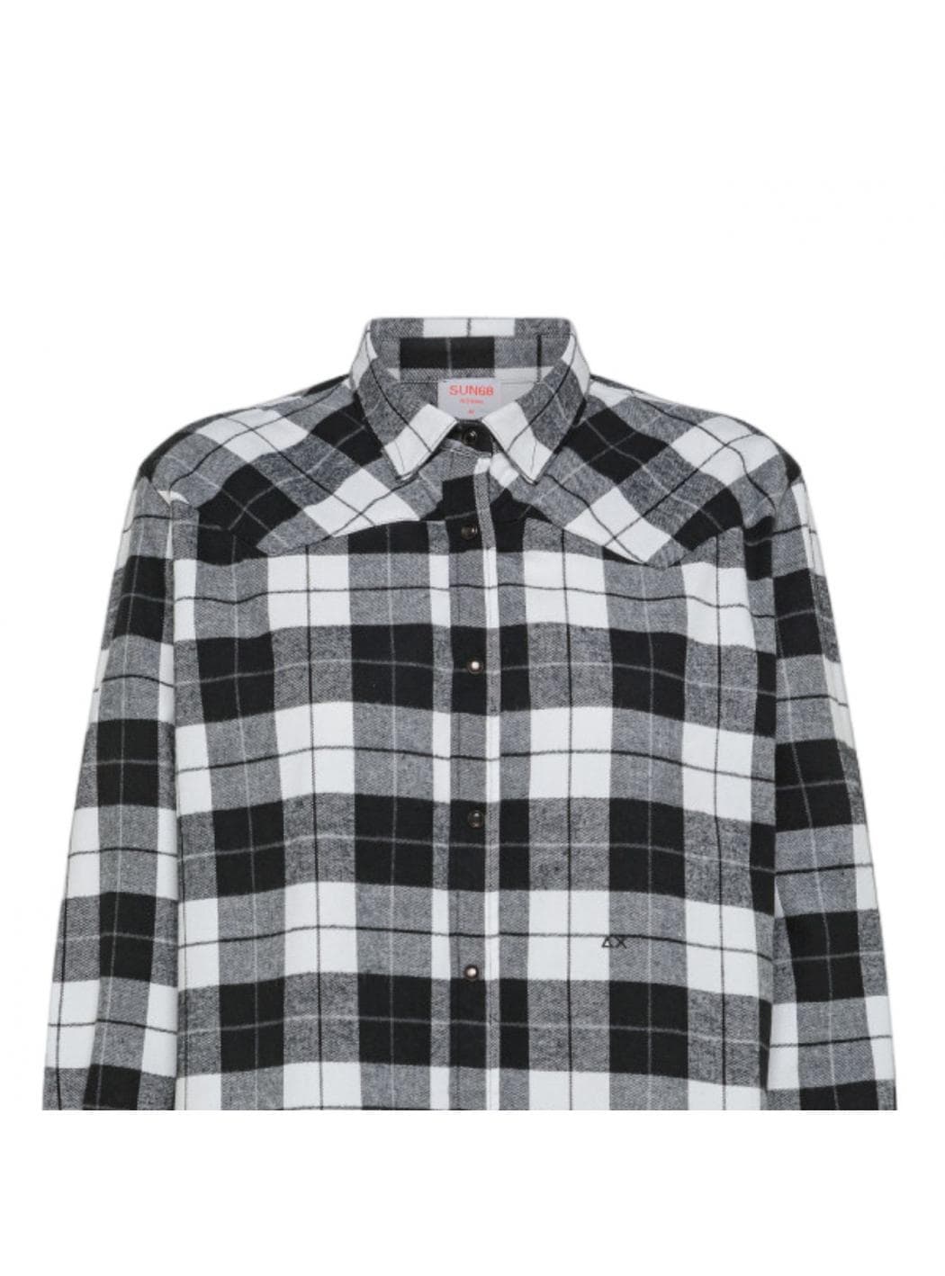 SUN68 Sun68 - Camicia Bianco/nero S43230 da donna in Bluse e camicie Drestige - Casamassima, commercioVirtuoso.it