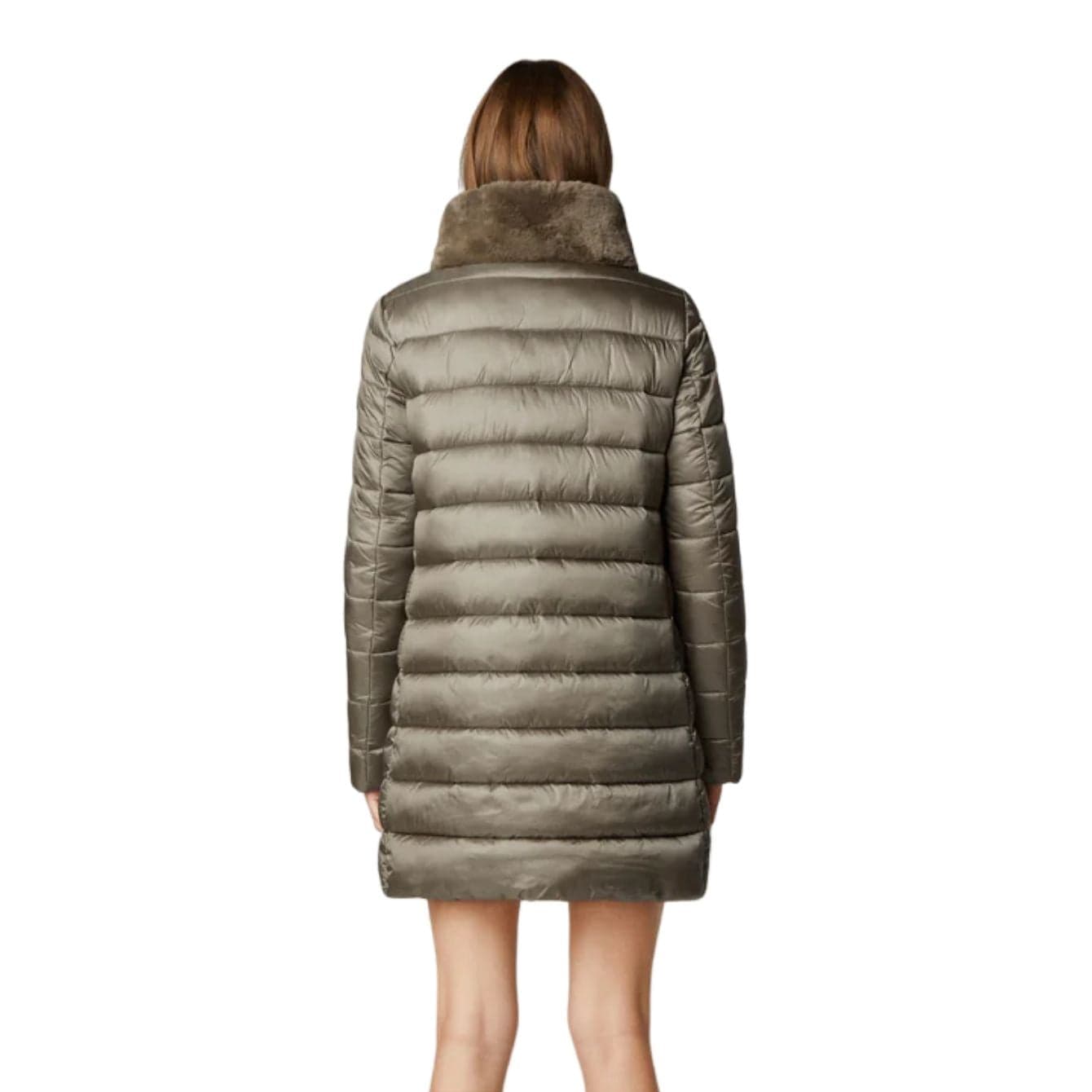 SAVE THE DUCK Save The Duck - Cappotto Dalea Tortora D41263W da donna in Cappotti Drestige - Casamassima, commercioVirtuoso.it