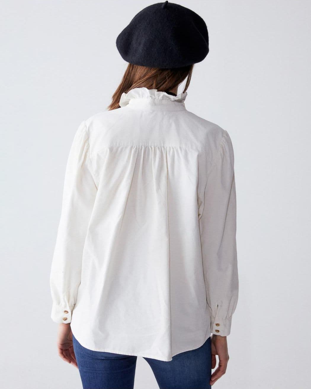 SHAFT Shaft - Camicia Velvet Gerry Panna BI1D9JT9800 da donna in Giacche Drestige - Casamassima, commercioVirtuoso.it