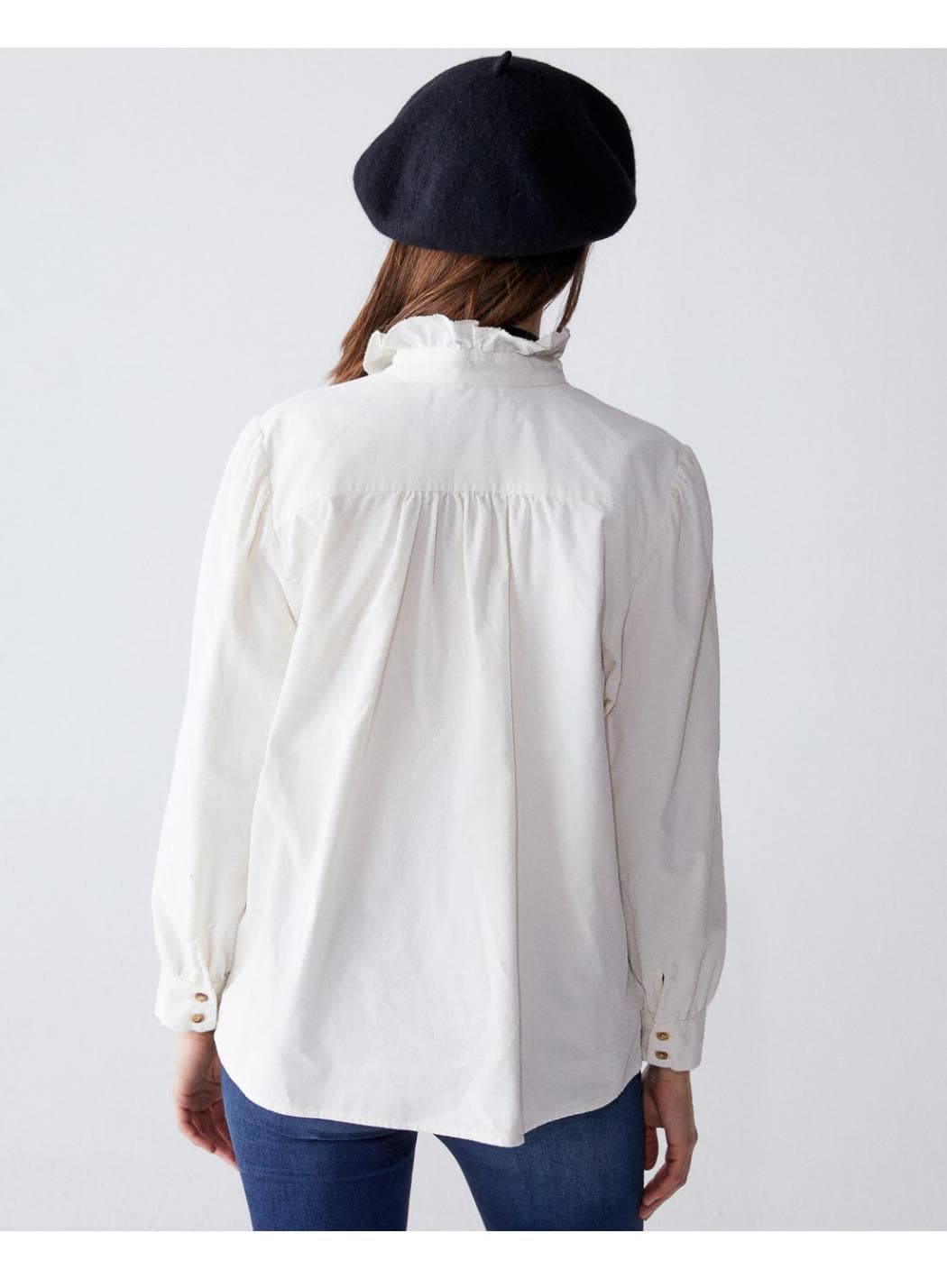 SHAFT Shaft - Camicia Velvet Gerry Panna BI1D9JT9800 da donna in Giacche Drestige - Casamassima, commercioVirtuoso.it