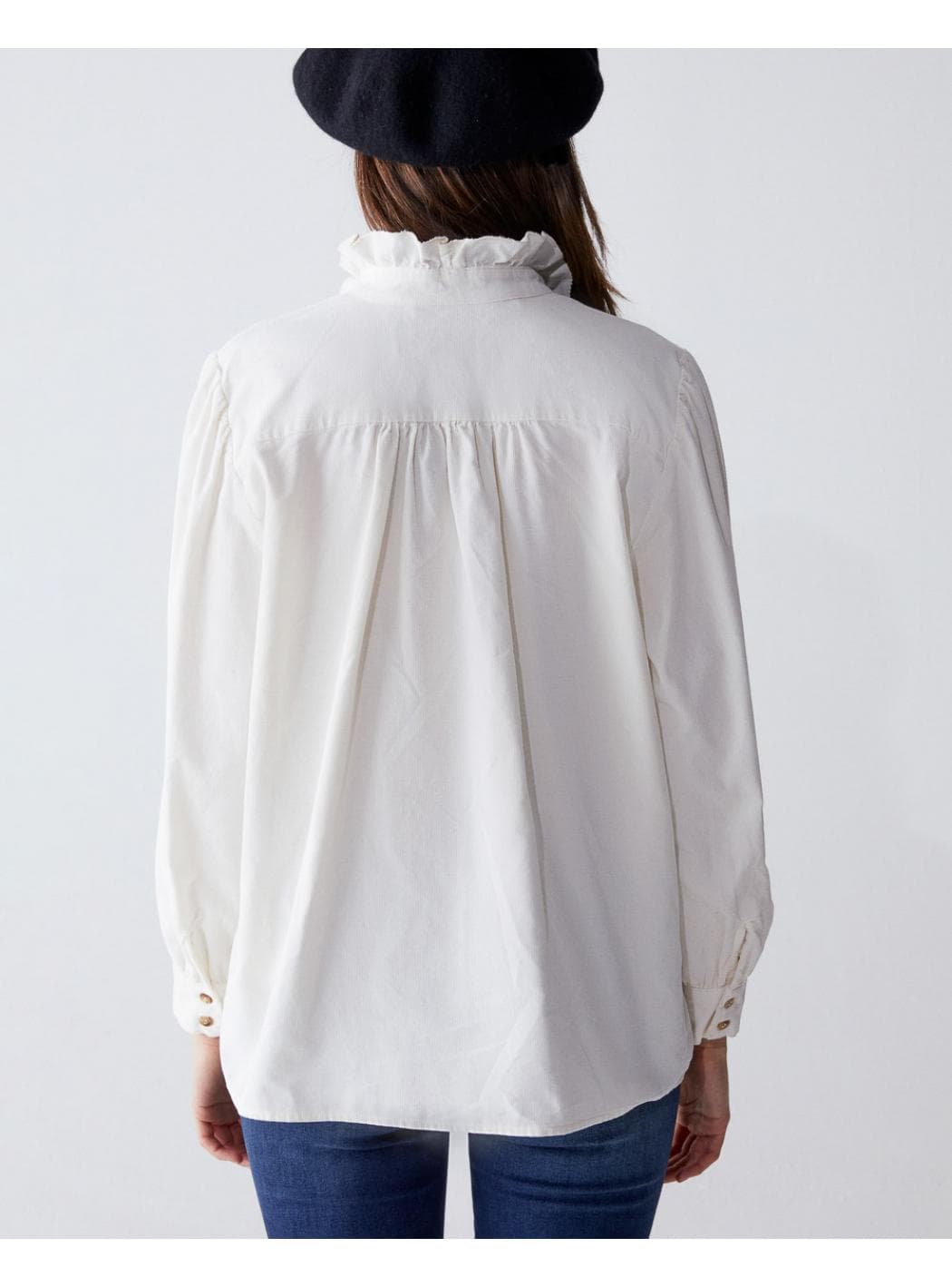 SHAFT Shaft - Camicia Velvet Gerry Panna BI1D9JT9800 da donna in Giacche Drestige - Casamassima, commercioVirtuoso.it