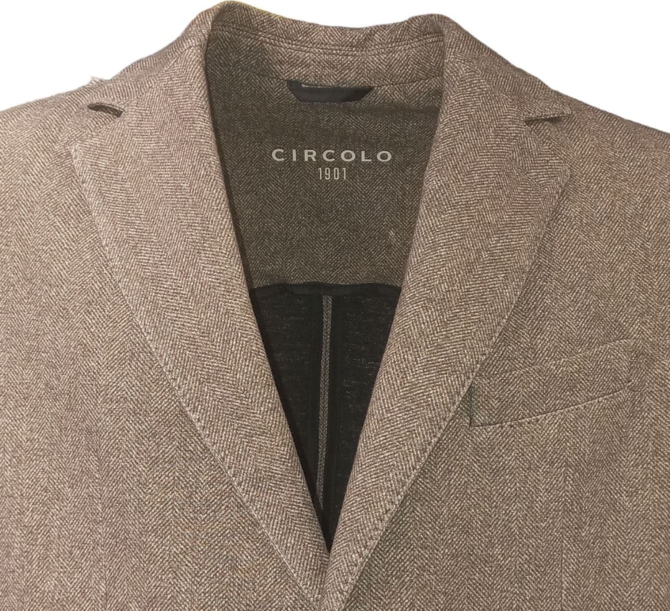Circolo 1901 - Giacca Felpa Sp Beige CN4107 da uomo in Giacche da abito Drestige - Casamassima, commercioVirtuoso.it