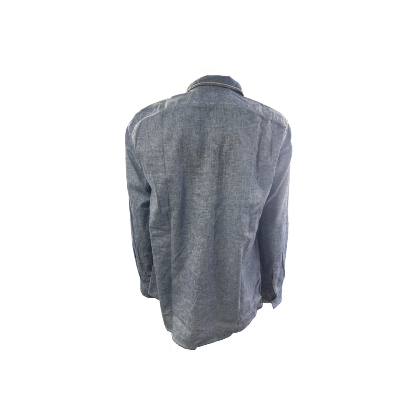 BOB Bob - Camicia Lino Denim R00404 da uomo in Camicie casual Drestige - Casamassima, commercioVirtuoso.it