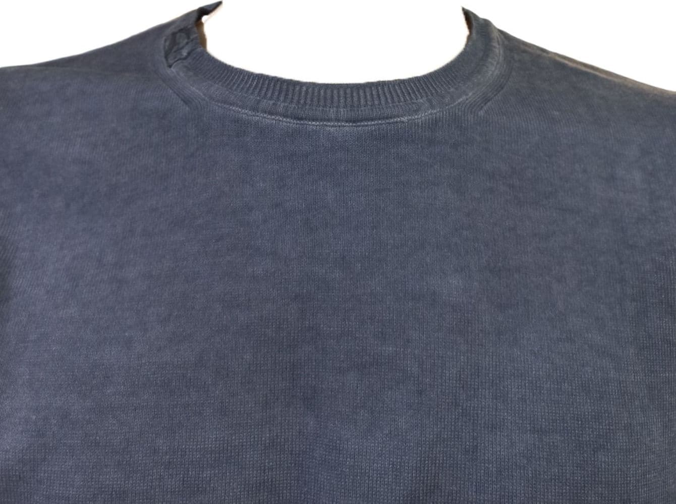 BOB Bob - Maglia Girocollo Toppe Denim P24BLAS/NT da uomo in Maglioni Drestige - Casamassima, commercioVirtuoso.it