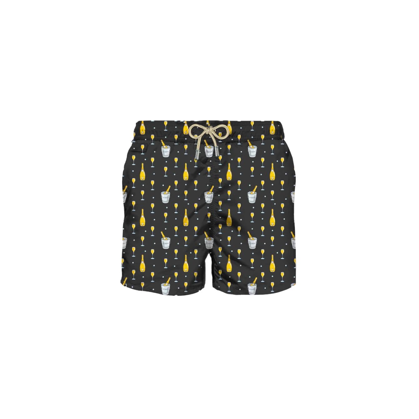 SAINT BARTH Saint Barth - Boxer Mare Nero LIGHTING MICRO da uomo in Pantaloncini e calzoncini Drestige - Casamassima, commercioVirtuoso.it