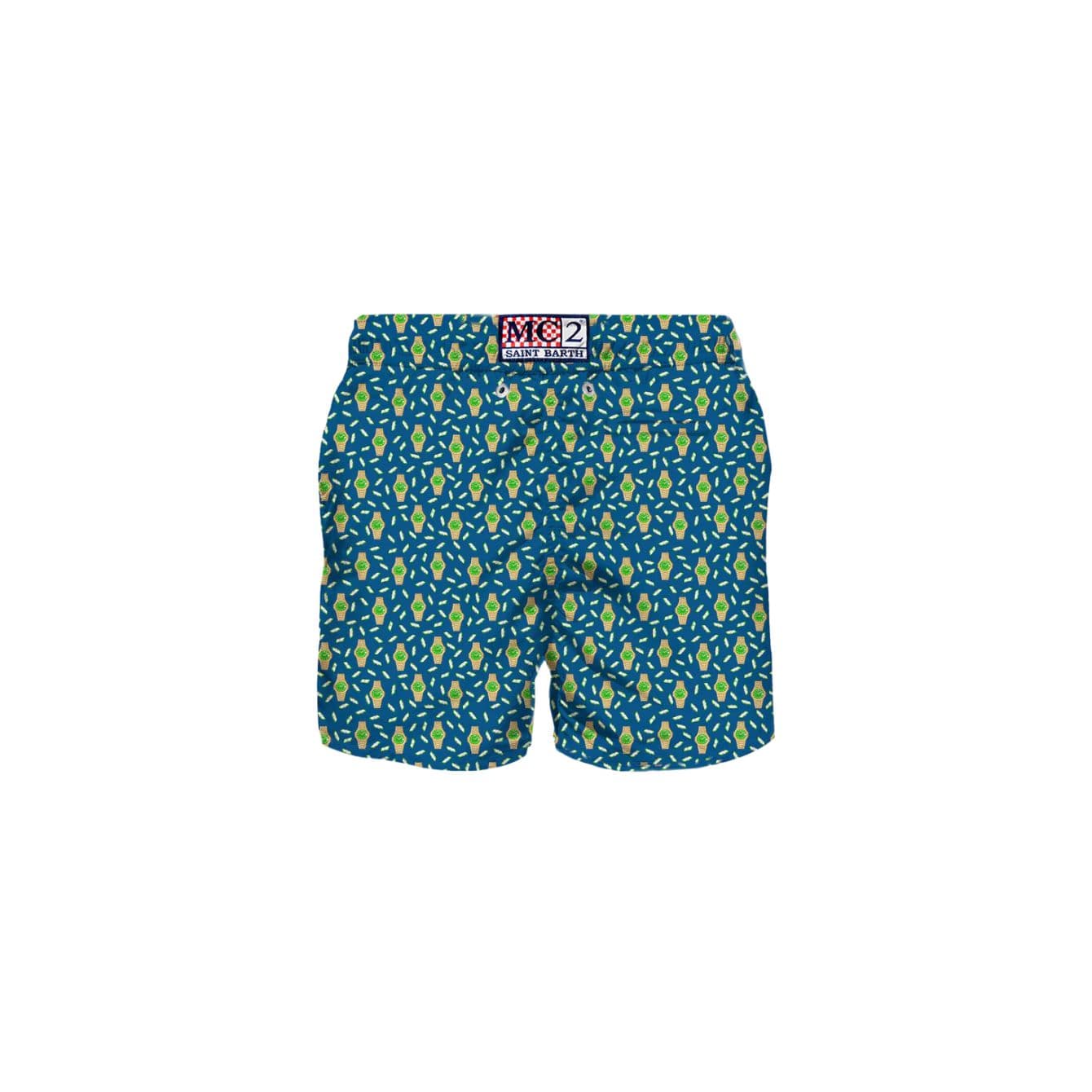 SAINT BARTH Saint Barth - Boxer Mare Blu LIGHTING MICRO da uomo in Pantaloncini e calzoncini Drestige - Casamassima, commercioVirtuoso.it