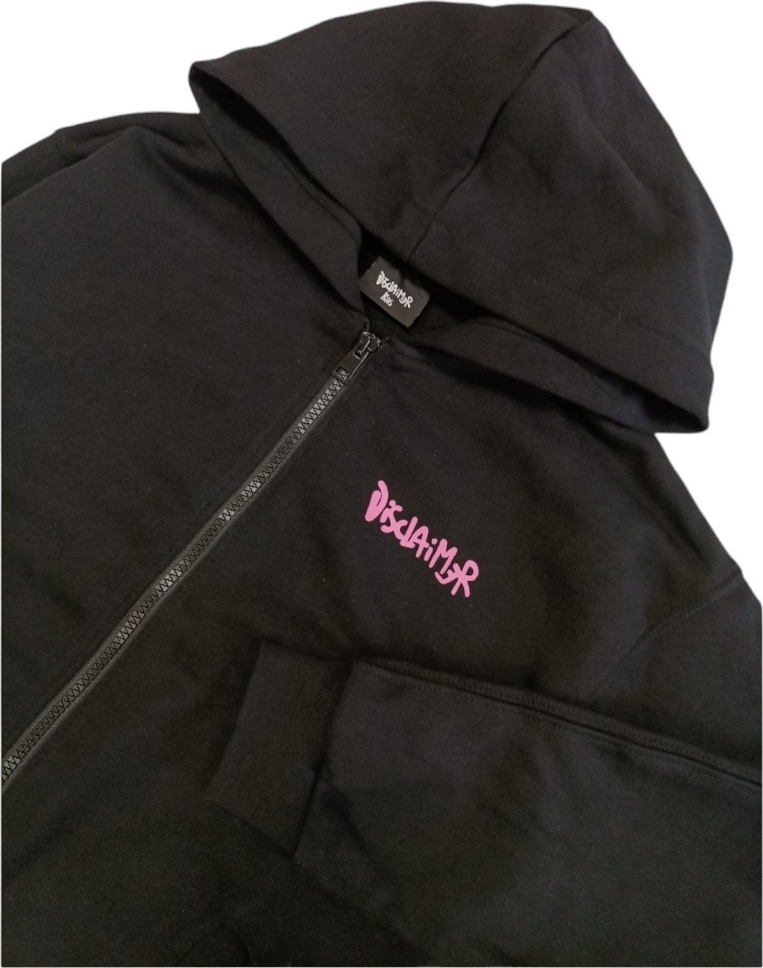 DISCLAIMER Disclaimer - Felpa Zip Nera C/logo Rosa 58312 da bambino in Felpe con cappuccio Drestige - Casamassima, commercioVirtuoso.it
