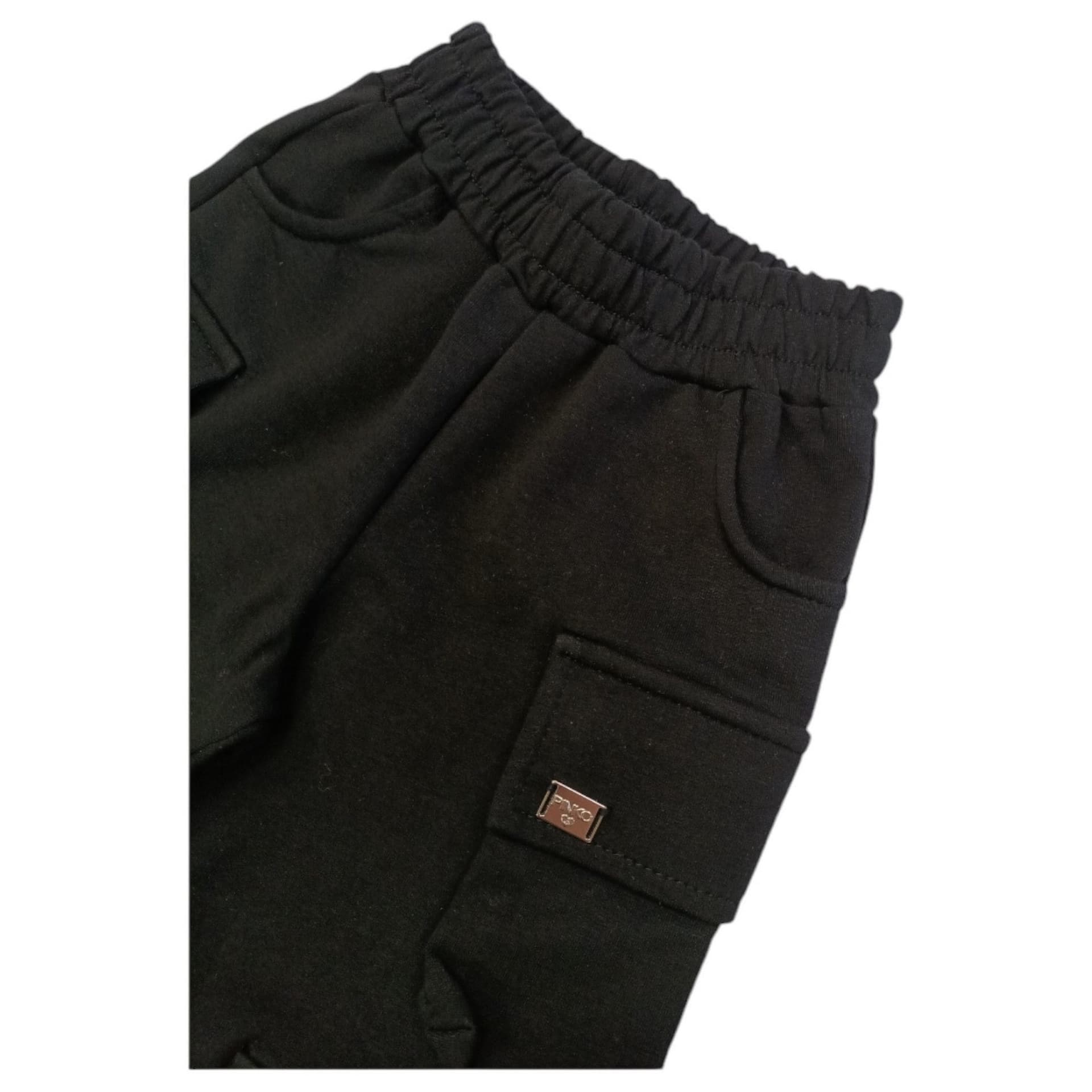 Pinko - Pant. Nero Cargo F4PIBGFP214 da bambino in Pantaloni Drestige - Casamassima, commercioVirtuoso.it