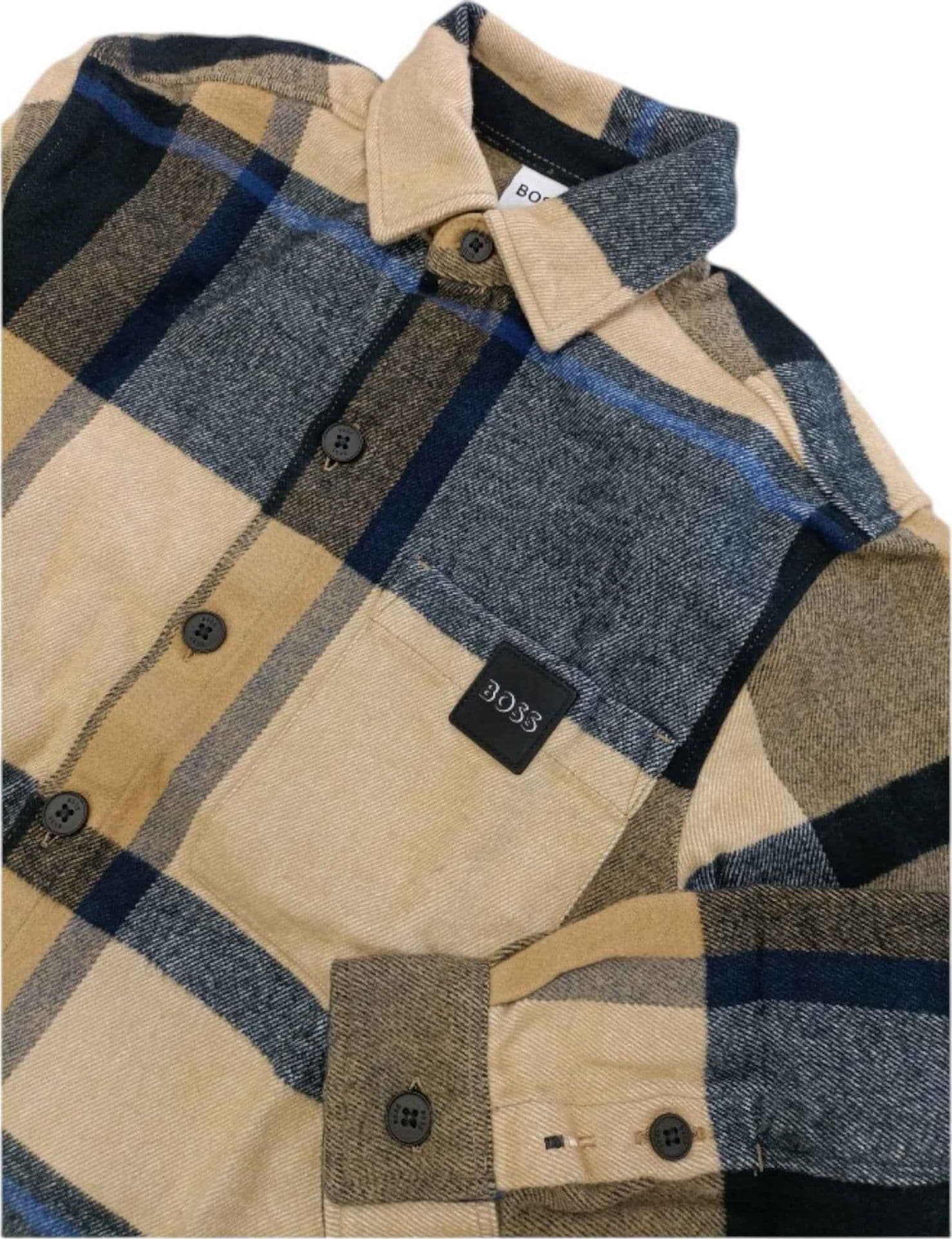BOSS Boss - Camicia 269 Quadri Biscotto J51129 da bambino in Camicie Drestige - Casamassima, commercioVirtuoso.it