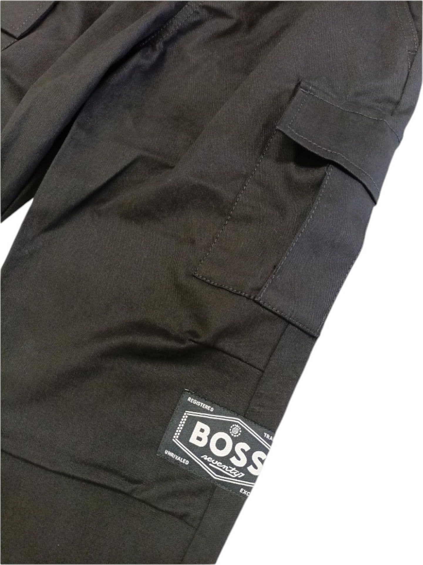 BOSS Boss - Pantalone Cargo Nero 09b J51141 da bambino in Jeans Drestige - Casamassima, commercioVirtuoso.it