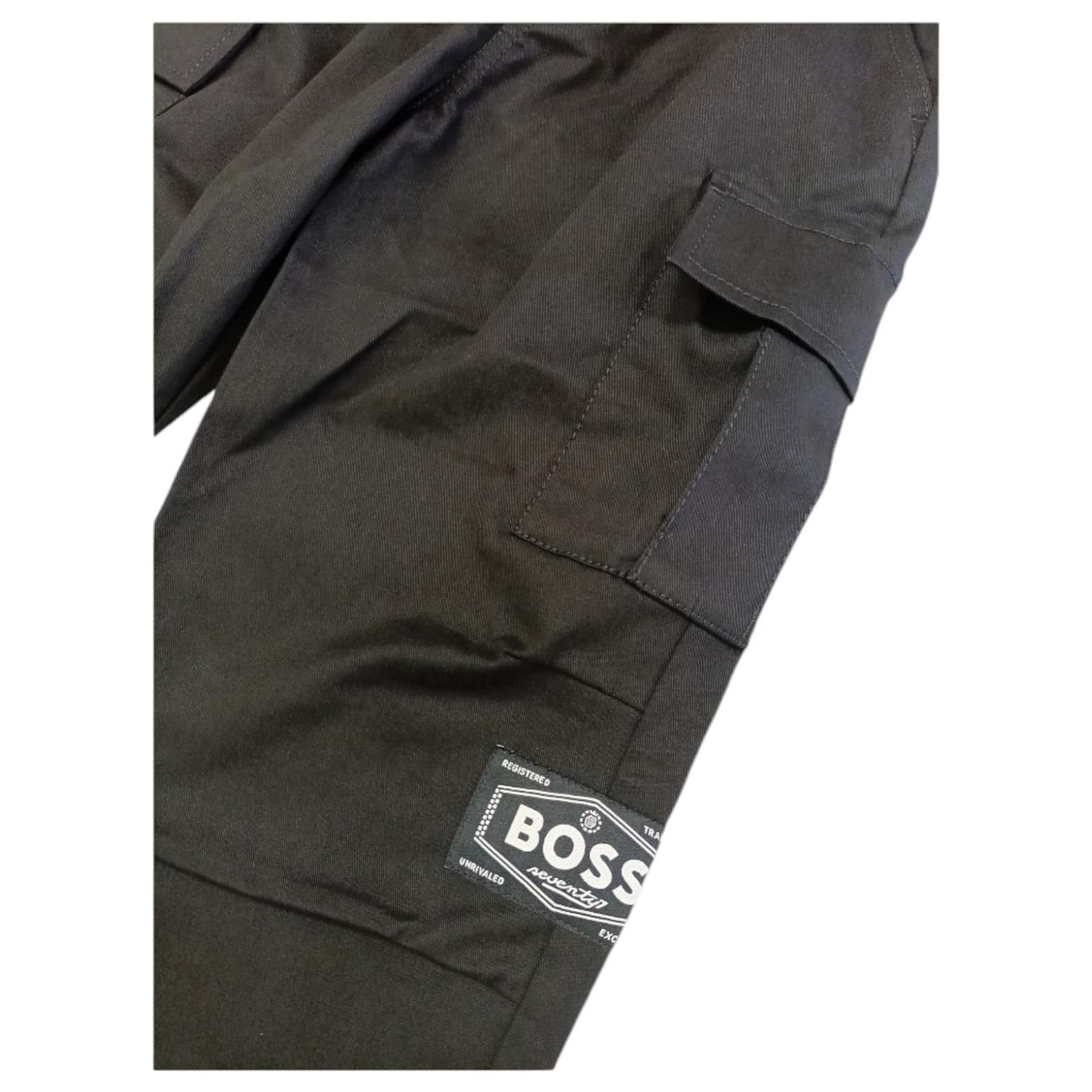 BOSS Boss - Pantalone Cargo Nero 09b J51141 da bambino in Jeans Drestige - Casamassima, commercioVirtuoso.it