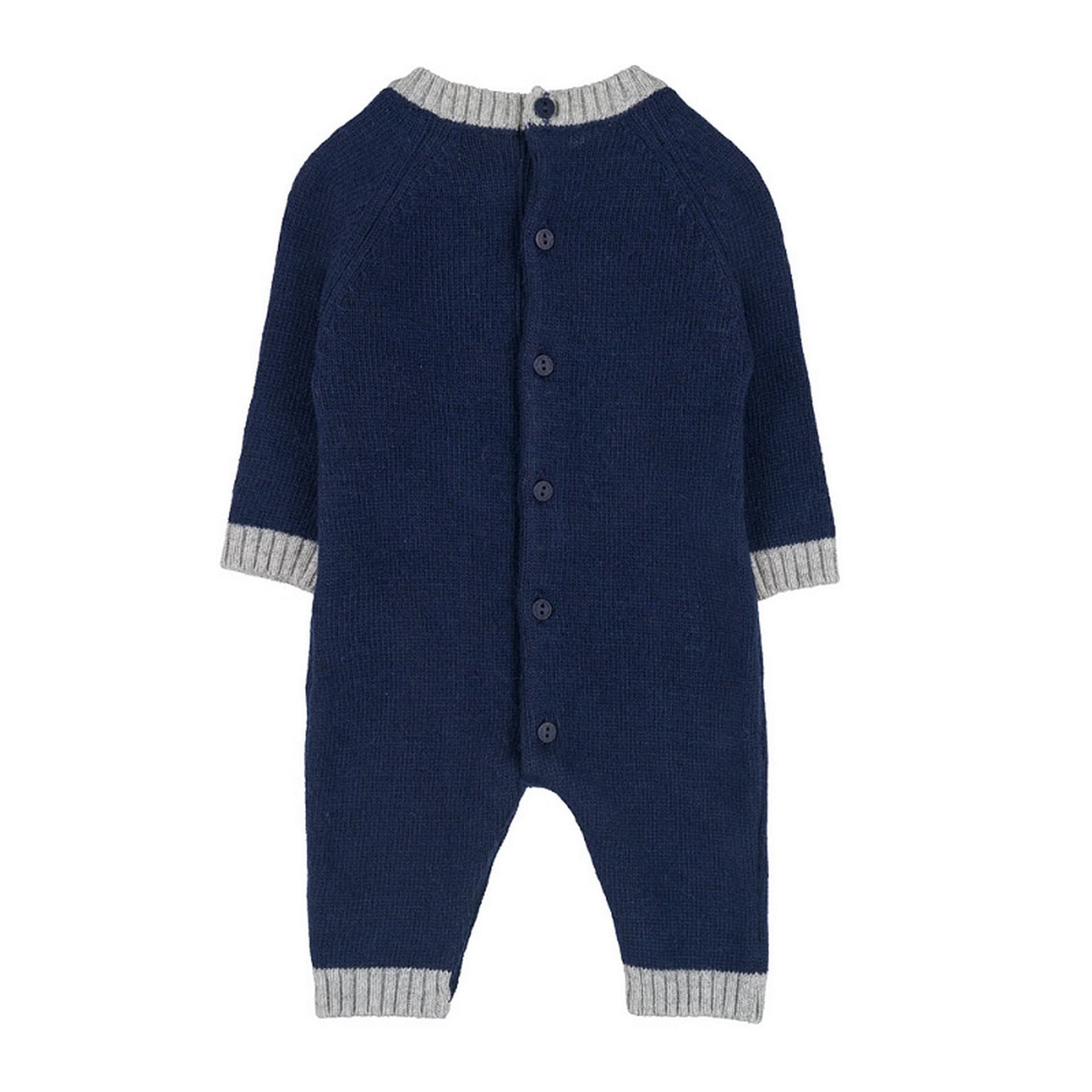 NANAN Nanan - Tutina In Filo Blu C/orsetto I24104 da bambino in Body Drestige - Casamassima, commercioVirtuoso.it