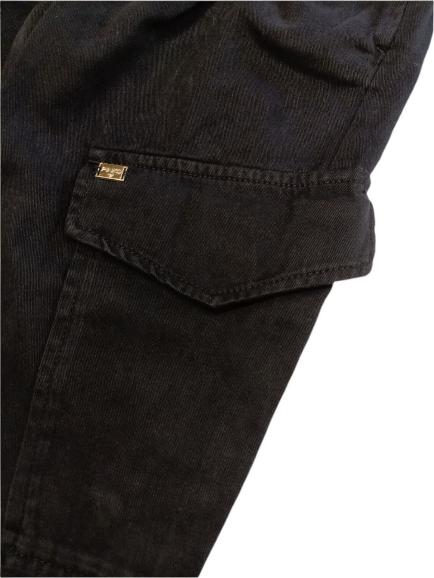 Pinko - Pantalone Nero Cargo F4PIJGPA007 da bambino in Pantaloni Drestige - Casamassima, commercioVirtuoso.it