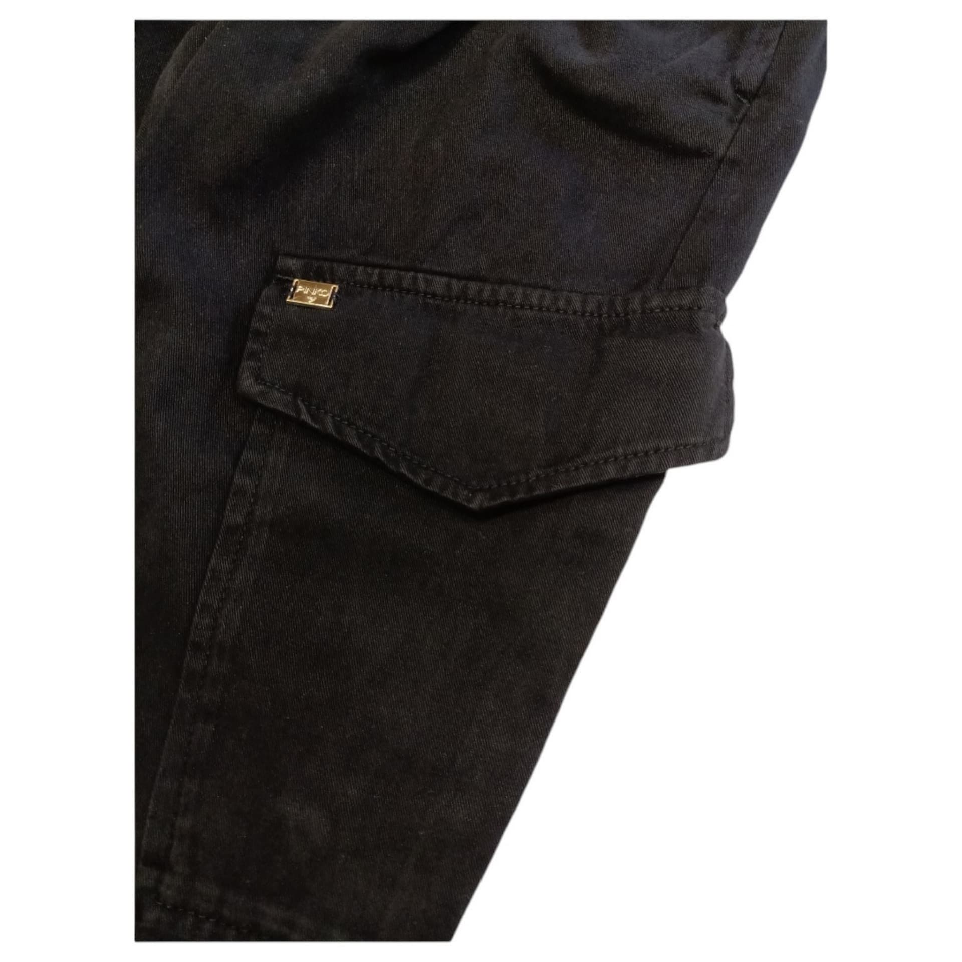 Pinko - Pantalone Nero Cargo F4PIJGPA007 da bambino in Pantaloni Drestige - Casamassima, commercioVirtuoso.it