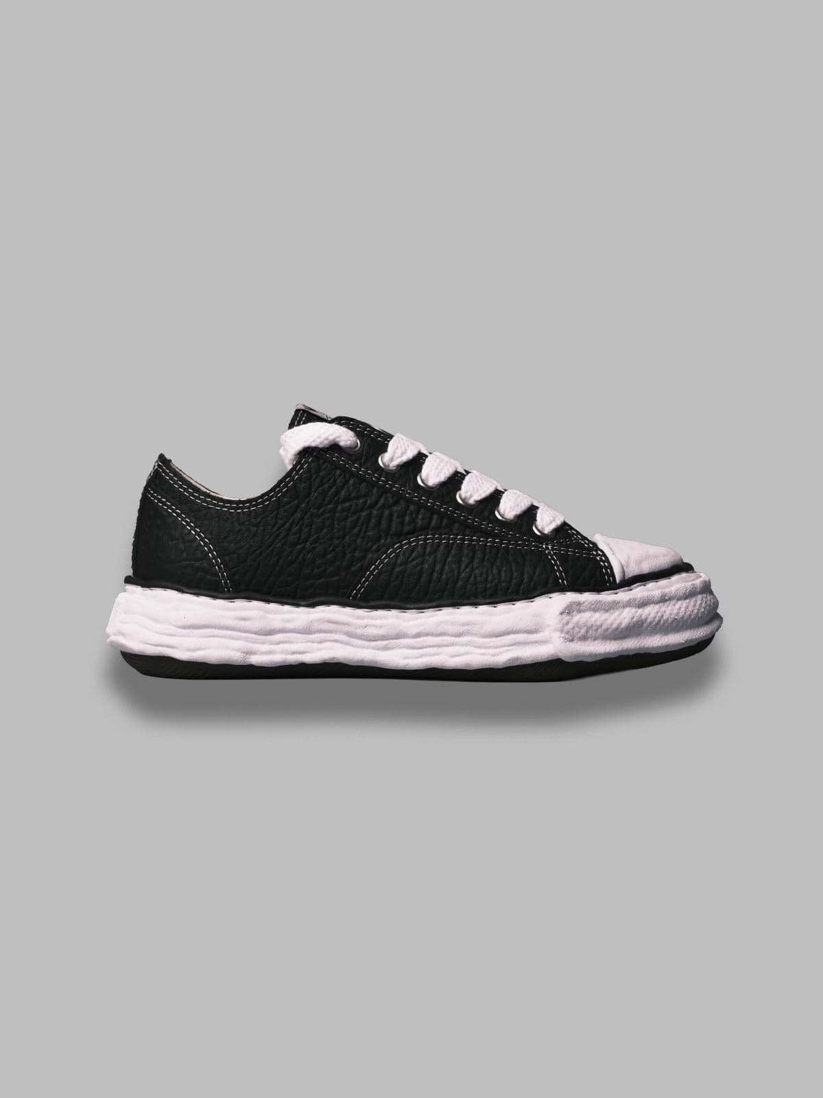 MAISON MIHARA YASUHIRO peterson 23/original sole monster leather low-top sneakers