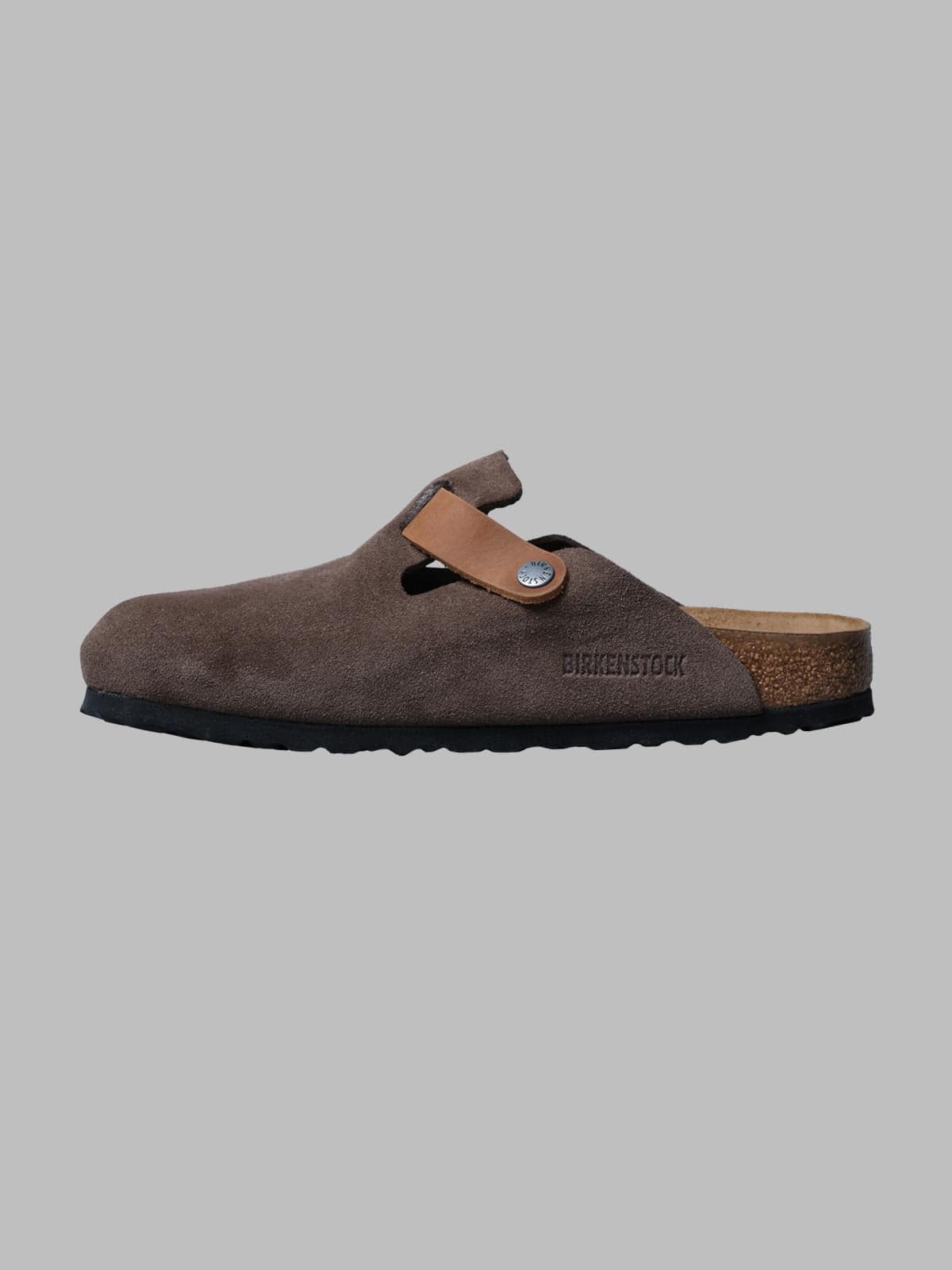 BIRKENSTOCK boston concrete gray, suede leather/oiled - calz. s da uomo in Zoccoli e sabot Drestige - Casamassima, commercioVirtuoso.it