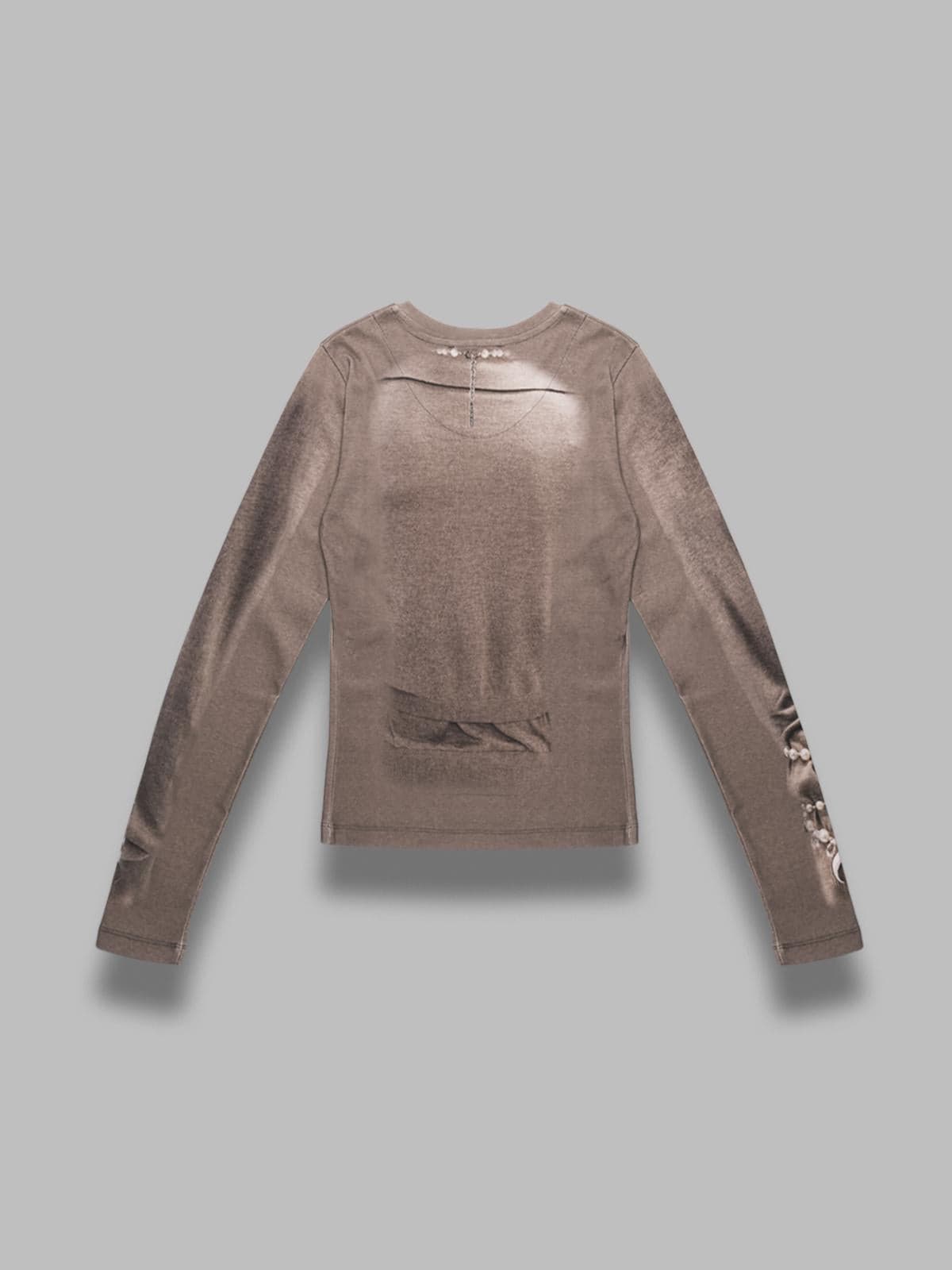 MARINE SERRE trompe l'oeil jersey ls t-shirt da donna in T-shirt Drestige - Casamassima, commercioVirtuoso.it