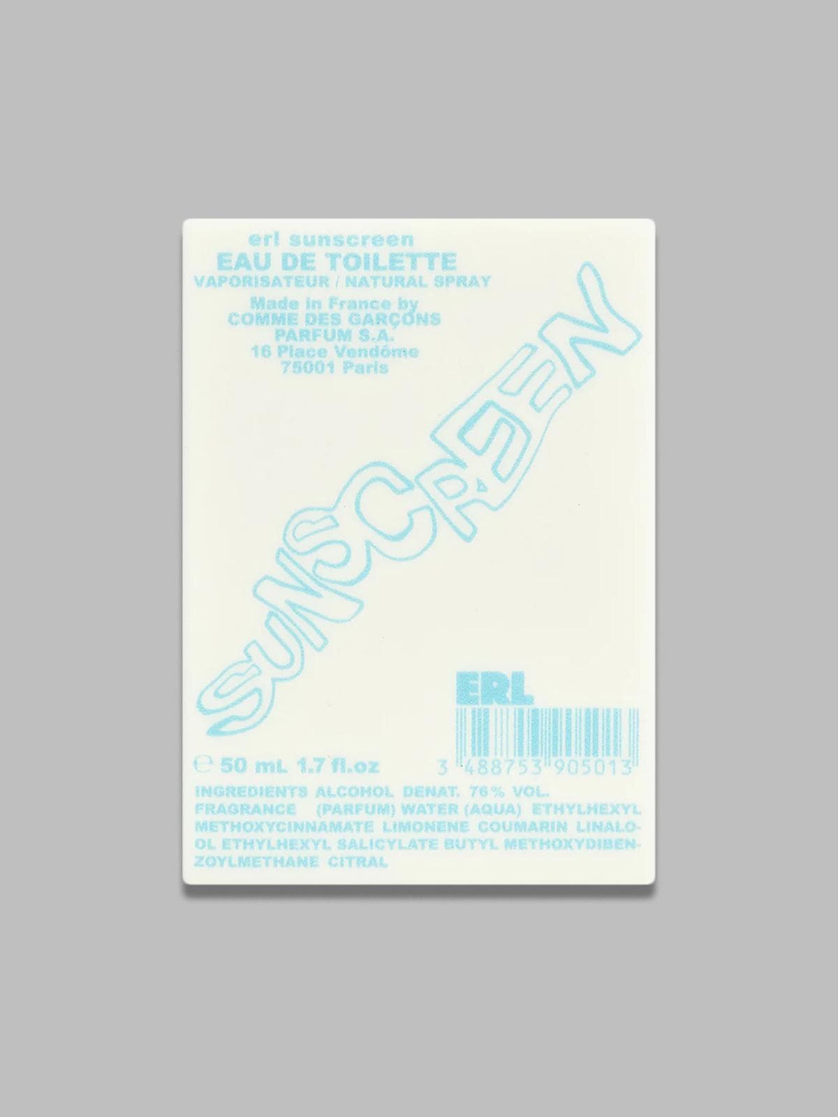 COMME DES GARÇONS PARFUMS erl sunscreen edp 50ml da uomo in Eau de Toilette Drestige - Casamassima, commercioVirtuoso.it