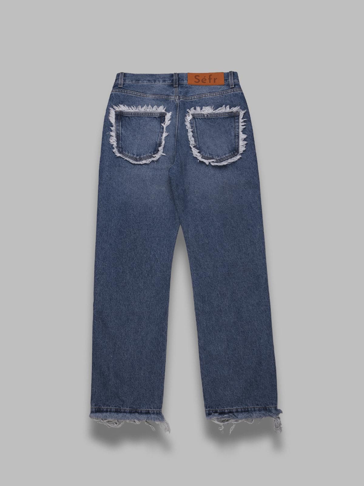 SEFR frayed cut jeans da uomo in Jeans Drestige - Casamassima, commercioVirtuoso.it