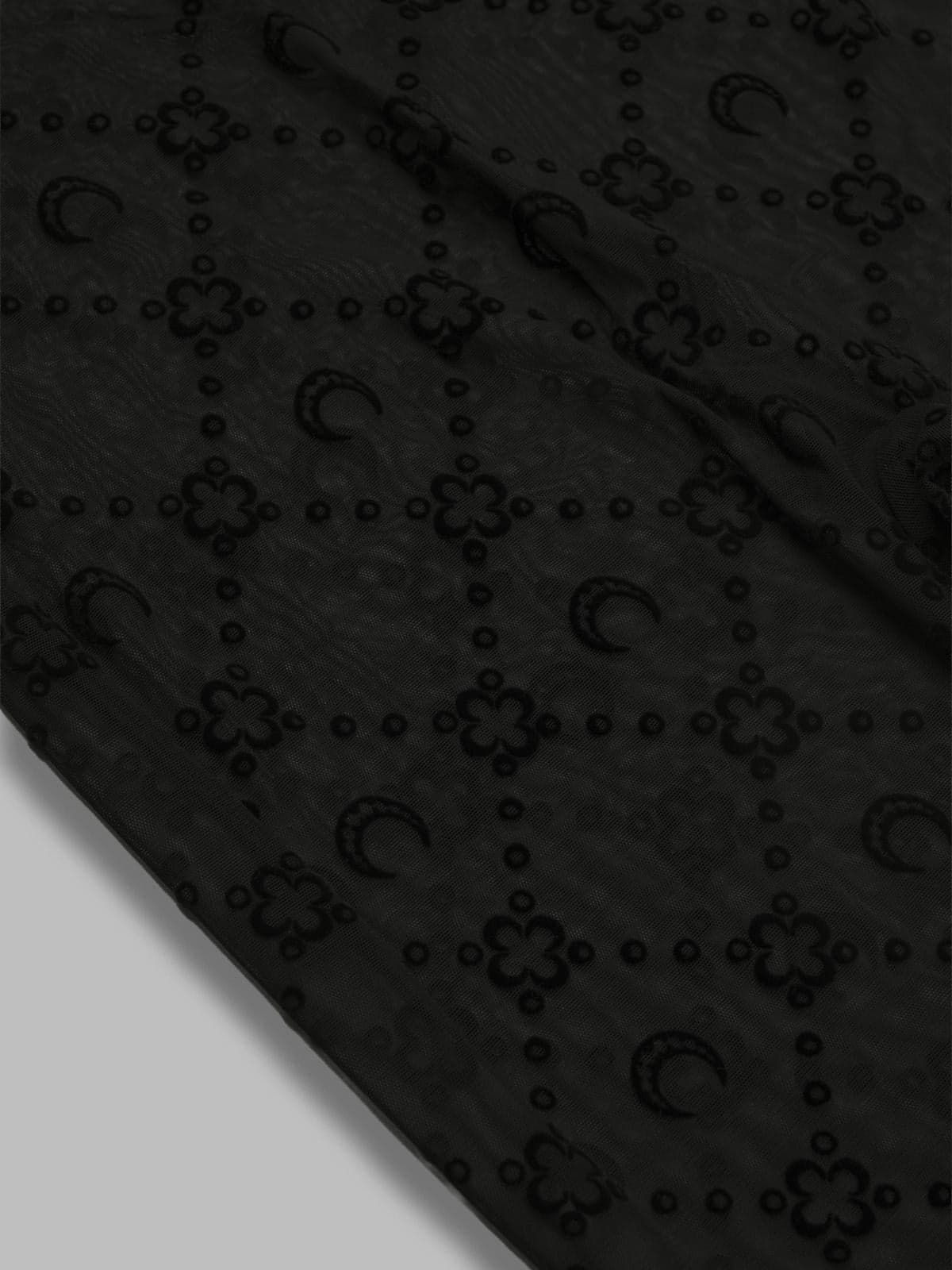 MARINE SERRE moonogram mesh flock tights da donna in Collant e calzamaglie Drestige - Casamassima, commercioVirtuoso.it