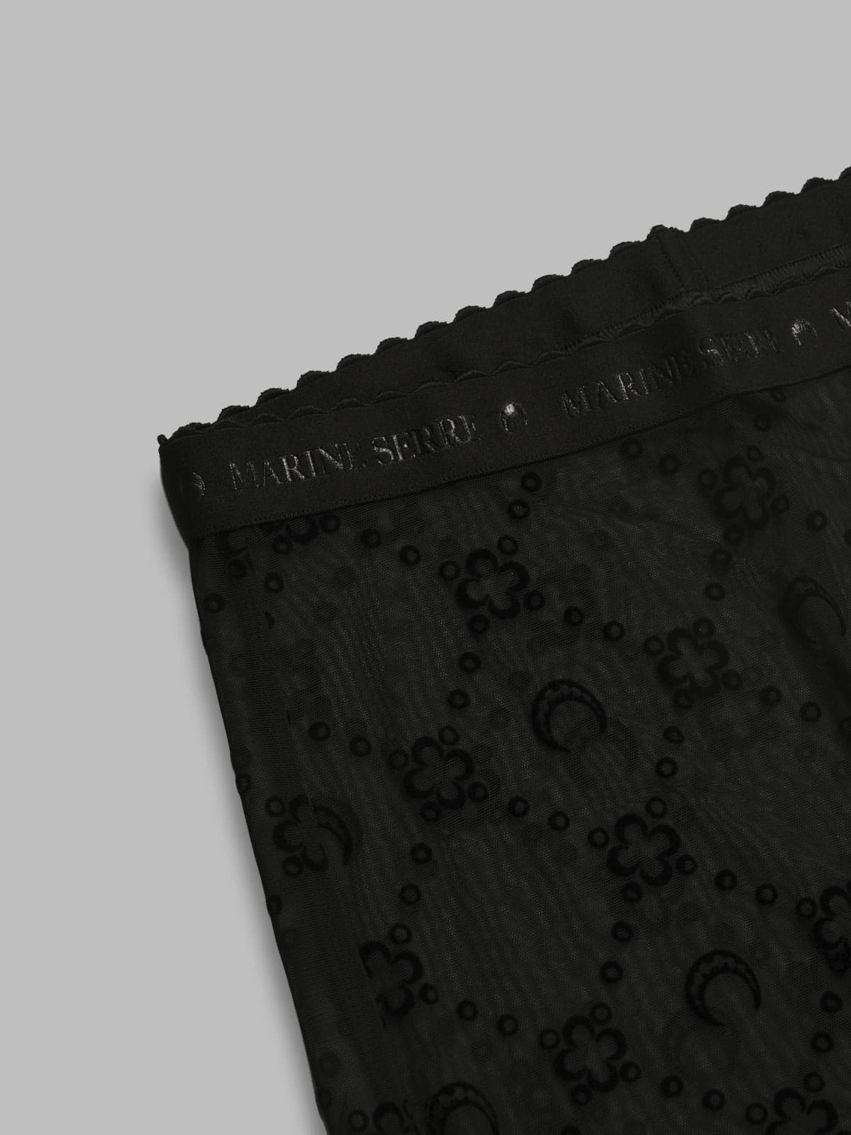 MARINE SERRE moonogram mesh flock tights da donna in Collant e calzamaglie Drestige - Casamassima, commercioVirtuoso.it
