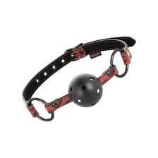 Morso gag Nero e rosso pelle PU premium bondage fetish BDSM Begme in prodotto Erosdom - Palmi, commercioVirtuoso.it