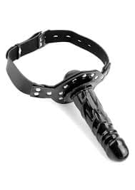 Ball Gag con Dildo 13 cm PipDream Fetish Fantasy Deluxe nero in prodotto Erosdom - Palmi, commercioVirtuoso.it