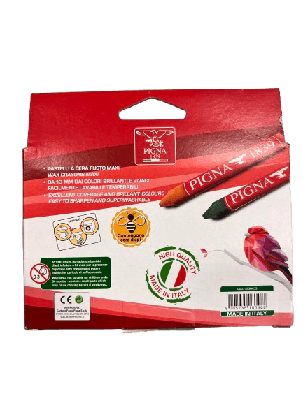 PIGNA 24 PASTELLI A CERA MAXI in Colori a tempera Stockdoc - Terni, commercioVirtuoso.it