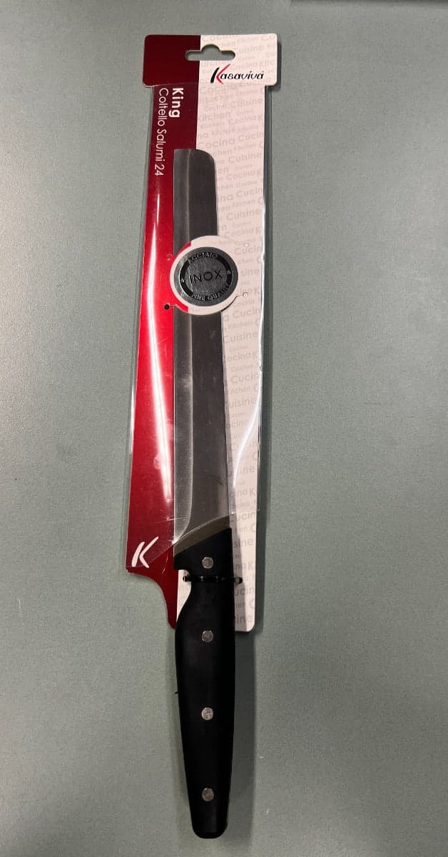 KASAVIVA COLTELLO IN ACCIAIO PER SALUMI 24 in Coltelli da prosciutto Stockdoc - Terni, commercioVirtuoso.it