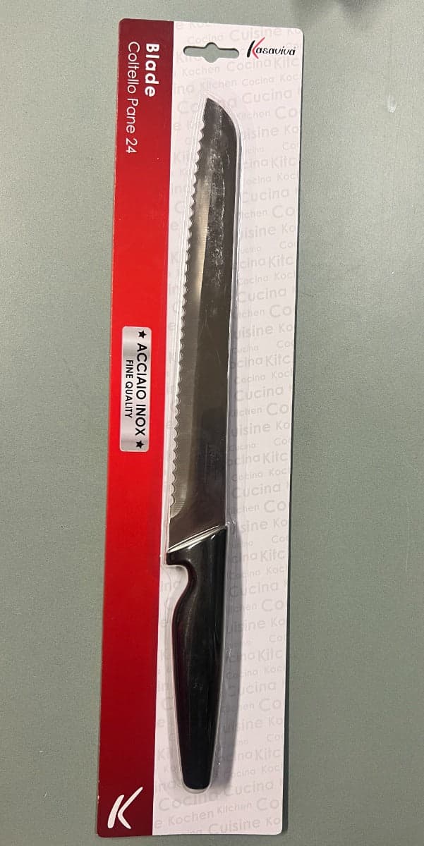 KASAVIVA BLADE - COLTELLO PANE LAMA CM 24 in Coltelli da pane Stockdoc - Terni, commercioVirtuoso.it