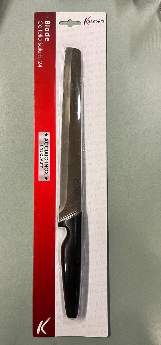 KASAVIVA BLADE - COLTELLO SALUMI CM 24 in Coltelli da Chef Stockdoc - Terni, commercioVirtuoso.it