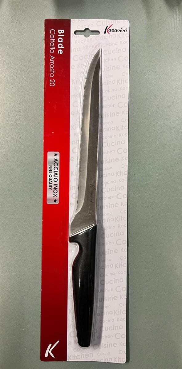 KASAVIVA BLADE COLTELLO ARROSTO CM 20*** in Coltelli da Chef Stockdoc - Terni, commercioVirtuoso.it