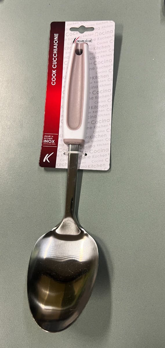 KASAVIVA COOK - CUCCHIAIONE IN ACCIAIO INOX in Cucchiai da cucina Stockdoc - Terni, commercioVirtuoso.it