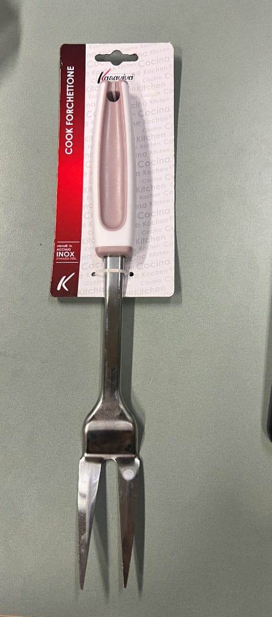 KASAVIVA COOK - FORCHETTONE IN ACCIAIO INOX in Forchettoni da carne Stockdoc - Terni, commercioVirtuoso.it