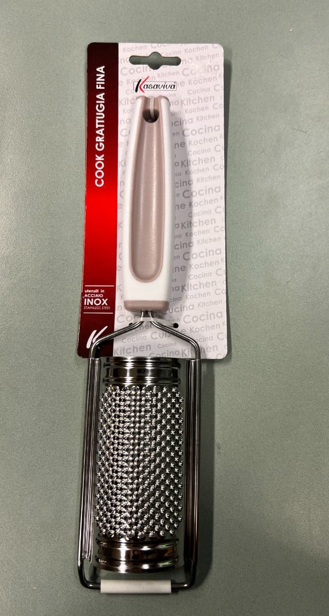 KASAVIVA COOK - GRATTUGIA FINA IN ACCIAIO INOX in Grattugie Stockdoc - Terni, commercioVirtuoso.it