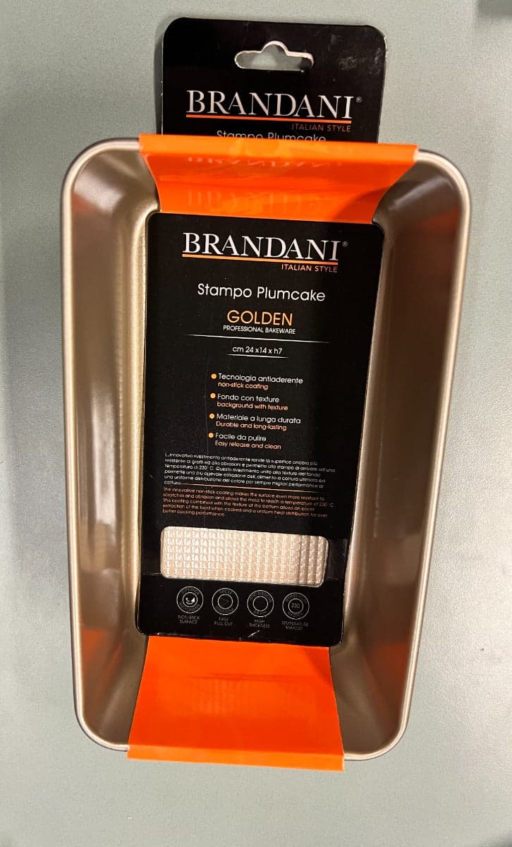 BRANDANI - STAMPO PLUMCAKE 24x14x7H in Carta forno Stockdoc - Terni, commercioVirtuoso.it