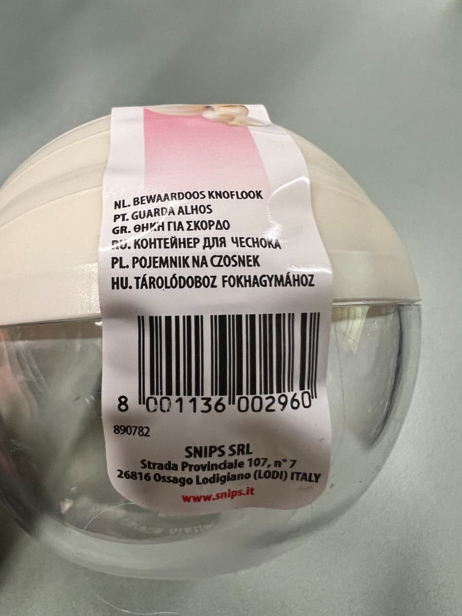 SNIPS - CONTENITORE SALVA AGLIO in Barattoli e contenitori Stockdoc - Terni, commercioVirtuoso.it