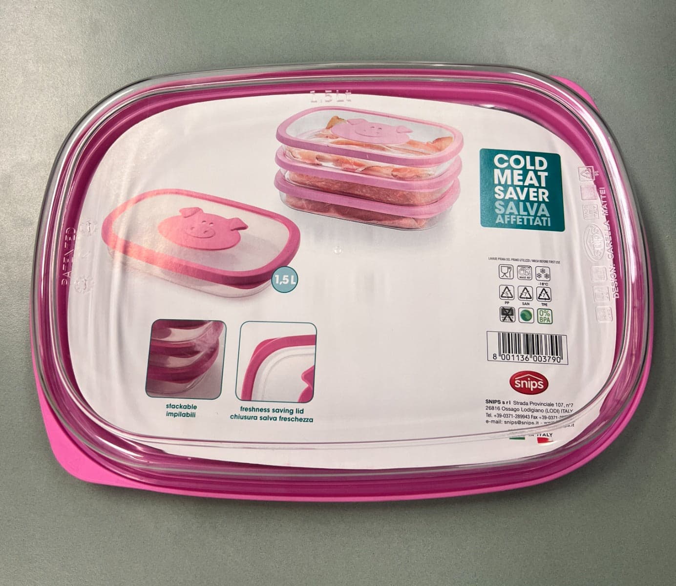 SNIPS - SALVA AFFETTATI 1,5 LT in Contenitori Stockdoc - Terni, commercioVirtuoso.it