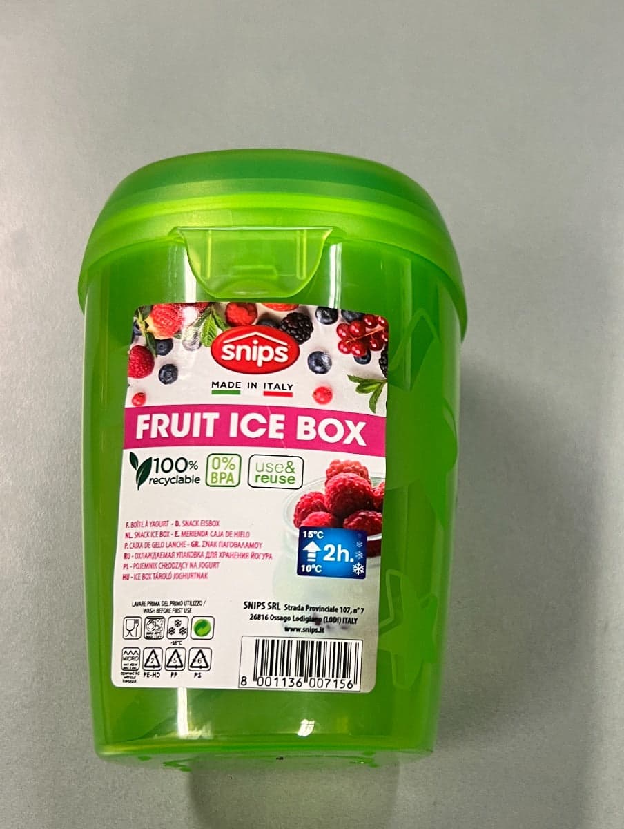 SNIPS - CONTENITORE PORTAFRUTTA TERMICO CON GHIACCIO 0,5L in Lunchbox Stockdoc - Terni, commercioVirtuoso.it