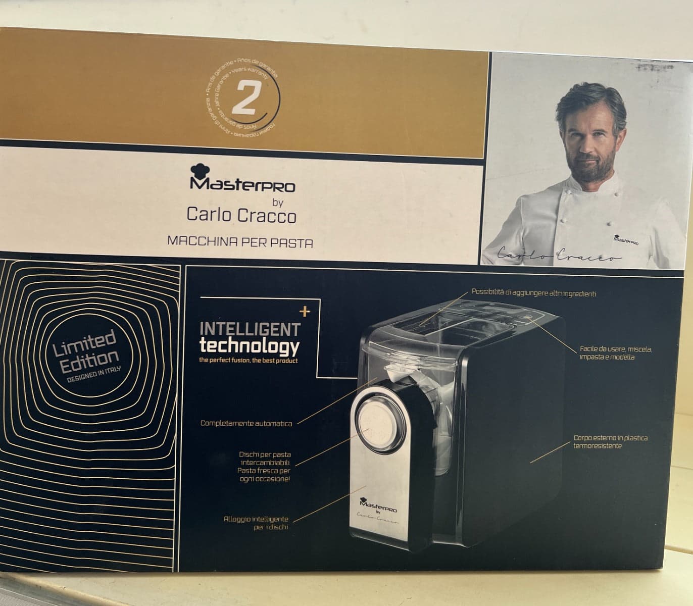 MASTERPRO - MACCHINA PER PASTA CARLO CRACCO in Macchine per pasta a mano Stockdoc - Terni, commercioVirtuoso.it