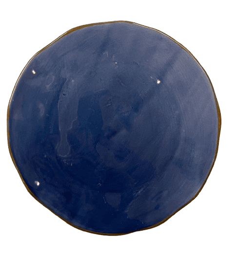 M HOME - PIATTO FRUTTA IN CERAMICA BLU CM 23