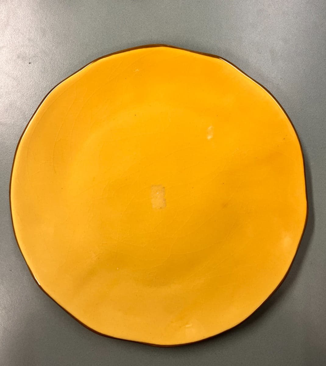 M HOME - PIATTO FRUTTA IN CERAMICA GIALLO CM 23 in Piatti da tavola Stockdoc - Terni, commercioVirtuoso.it