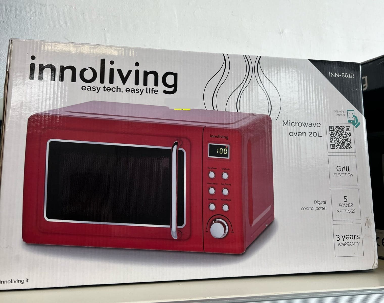 INNOLIVING INN-861R - FORNO A MICROONDE 20L in Forni a microonde standard Stockdoc - Terni, commercioVirtuoso.it