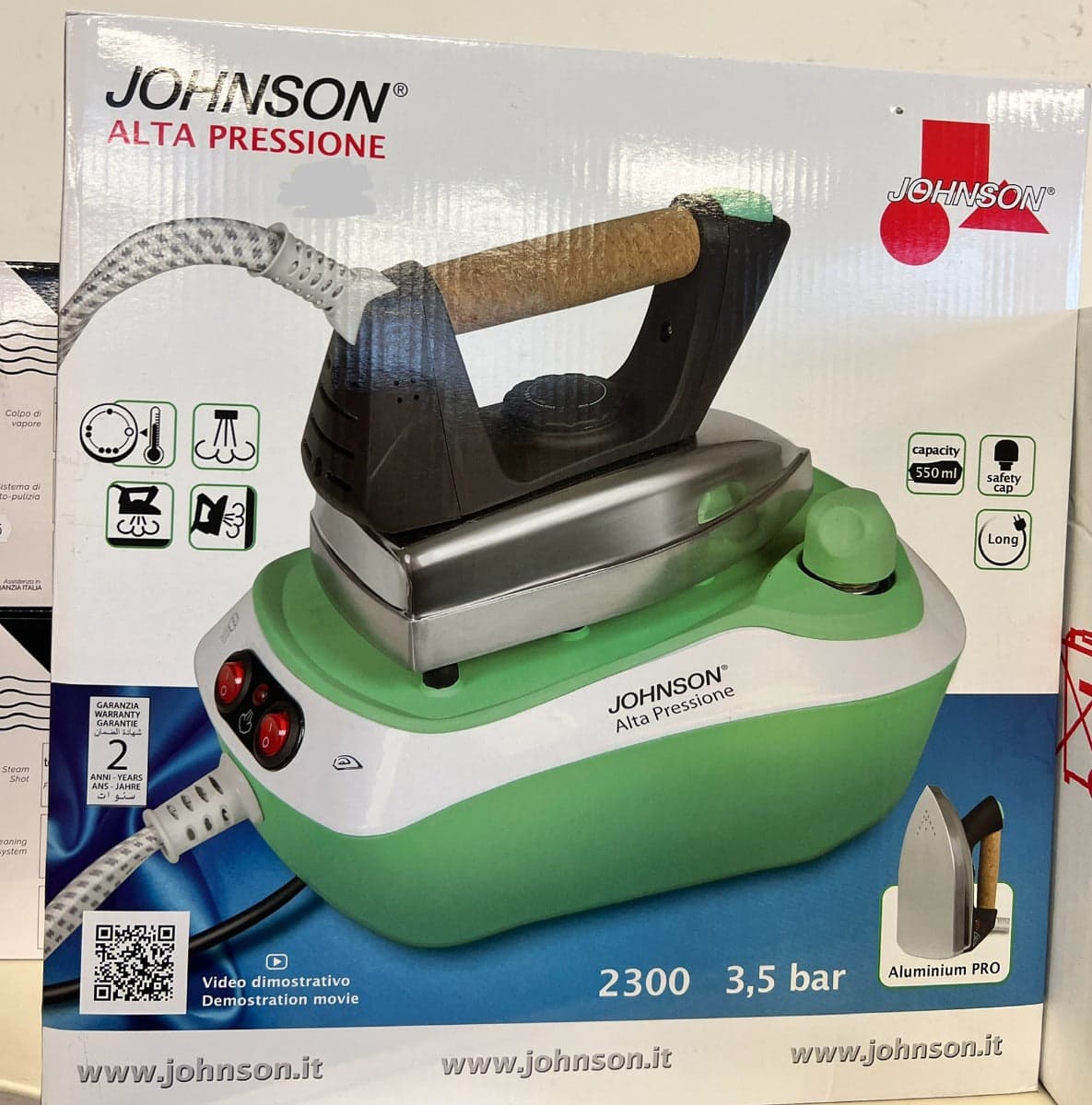 JOHNSON - SISTEMA STIRANTE A VAPORE CON CALDAIA in Ferri a vapore Stockdoc - Terni, commercioVirtuoso.it