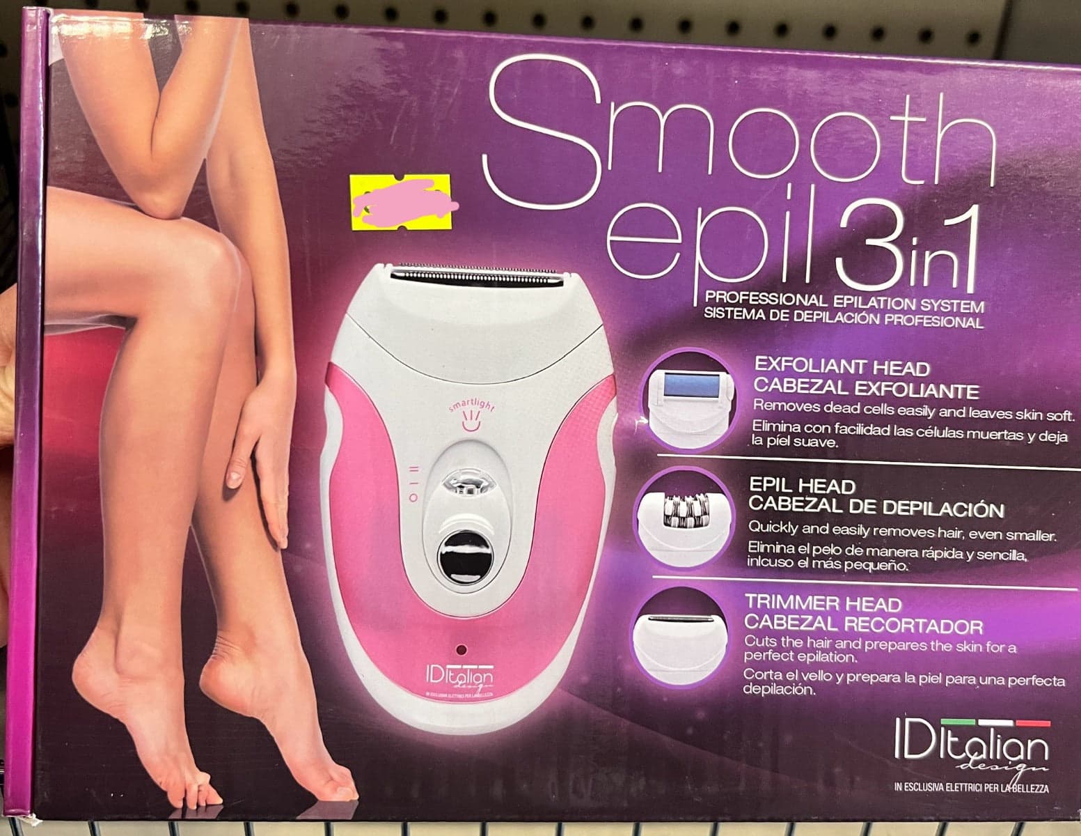 IDITALIAN - SMOOTH EPIL 3 IN 1 in Epilatori Stockdoc - Terni, commercioVirtuoso.it
