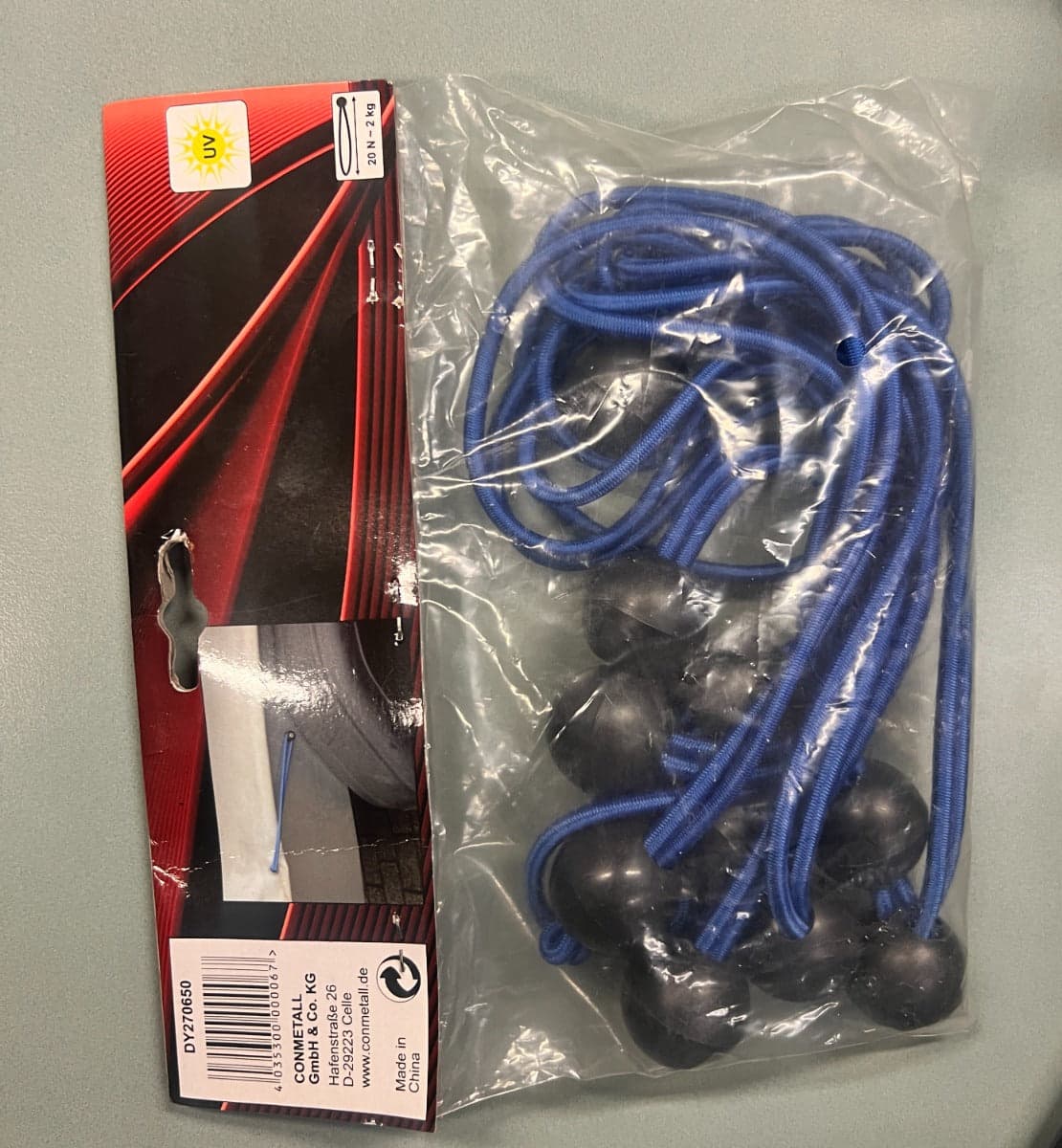 CONNEX - 10 CAVI ELASTICI DI SERRAGGIO 4,5x250mm CON CHIUSURA A SFERA in Corde elastiche Stockdoc - Terni, commercioVirtuoso.it